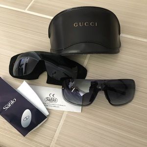 Authentic Gucci Sunglasses w/ interchangeable lens